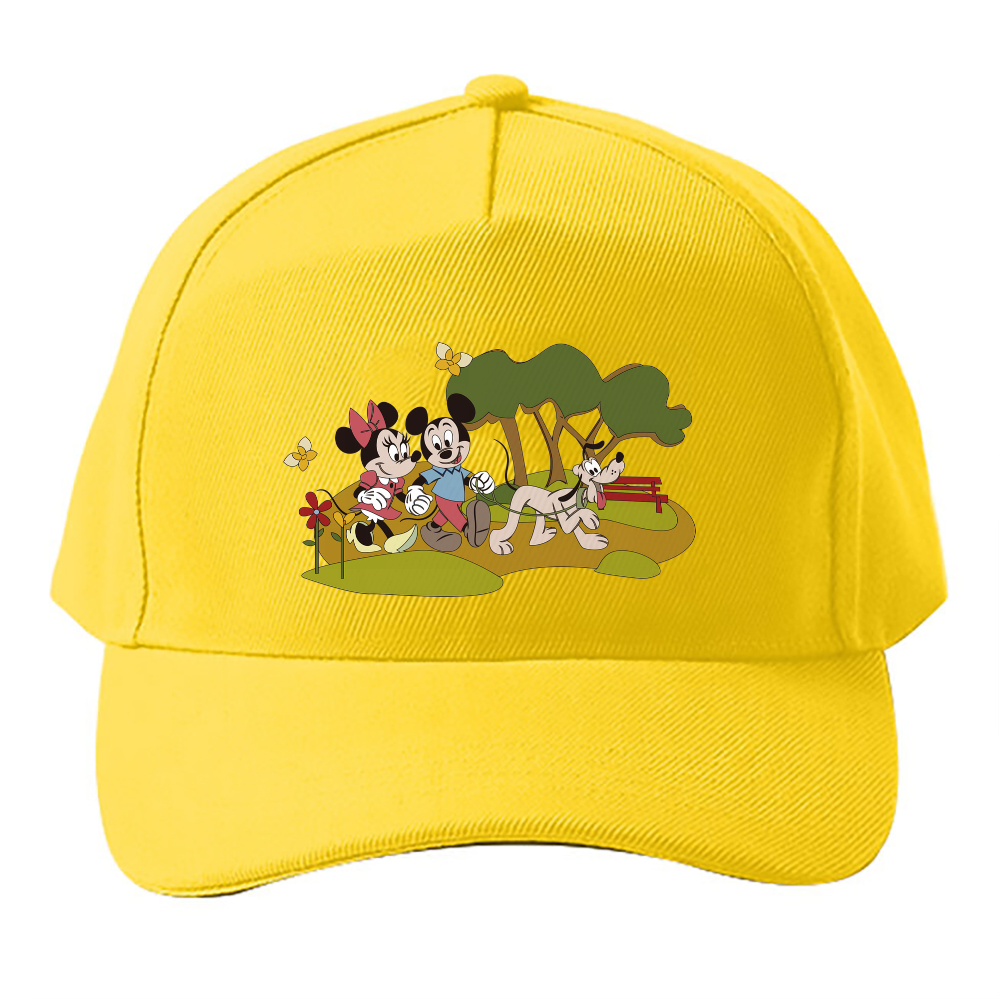 （画像用） ミッキーマウス Mickey Mouse ベースボールキャップ 綿100％ 男女兼用 帽子 スポーツ